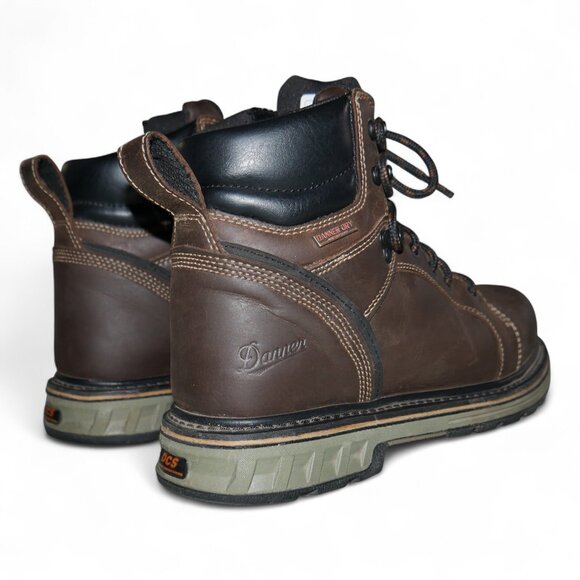 Danner Men's WP ST Work Boots Size 8.5 Leather Steel Yard 6" Steel Safety Toe - Picture 6 of 15